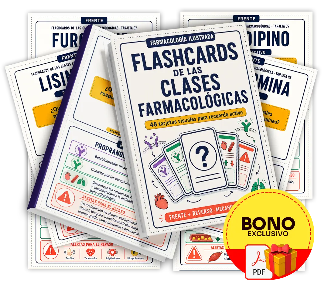 Mockup del bono 2 - Flashcards de las Clases Farmacológicas